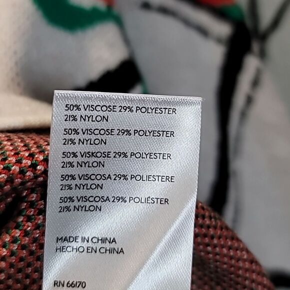 Anthropologie Maeve Crewneck Trellis Rose Floral Pullover Sweater Size Large - Picture 6 of 11